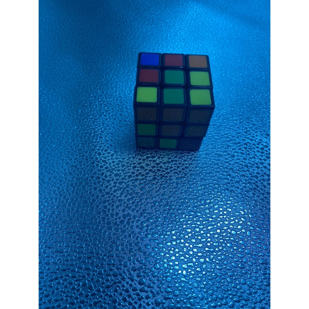 Classic 3x3 Rubiks Cube Style Puzzle Speed Cube Brain Teaser Toy Black Frame